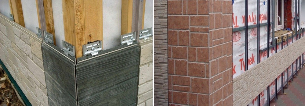 Фиброцементные фасадные панели для наружной отделки дома монтируются на кляммеры