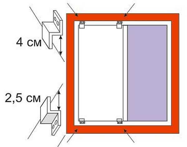 Как установить сетку на пластиковое окно на Z-образные кронштейны