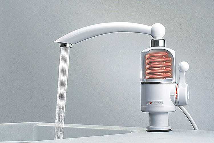 Электрический проточный кран для нагрева воды