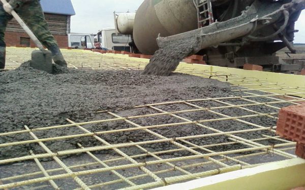  Гравийный бетон М300 применяют при заливке фундаментов частных домов и коттеджей 